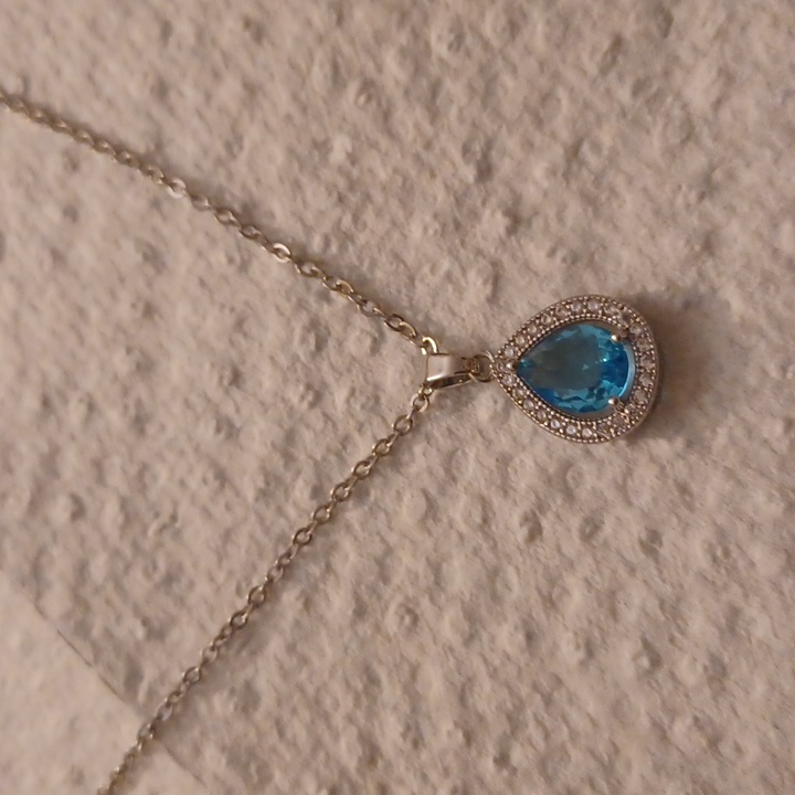 Nikola Valenti Blue Topez Stone Necklace